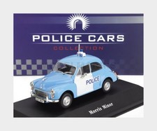Newsstand 7598007-ABPLZ007 Morris - Minor Police 1957 - Light Blue White - 1/43