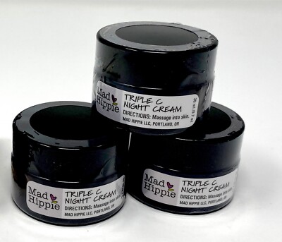 3X Mad Hippie Triple C Night Cream New  Sealed  .70 =  2.1 oz   Exp 3/25 