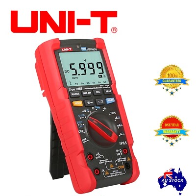 UT195DS UNI-T Ip65 True Rms Pro Multimeter Waterproof Flash Light Motor Large AU