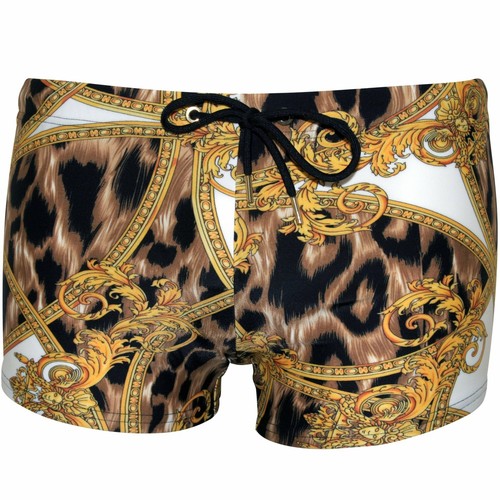 Swim Trunks Black/Gold 