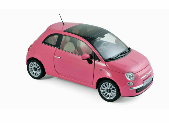 fiat 500 toy car pink