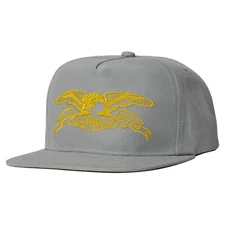 Anti Hero Skateboards Hat Basic Eagle Snapback Gunmetal