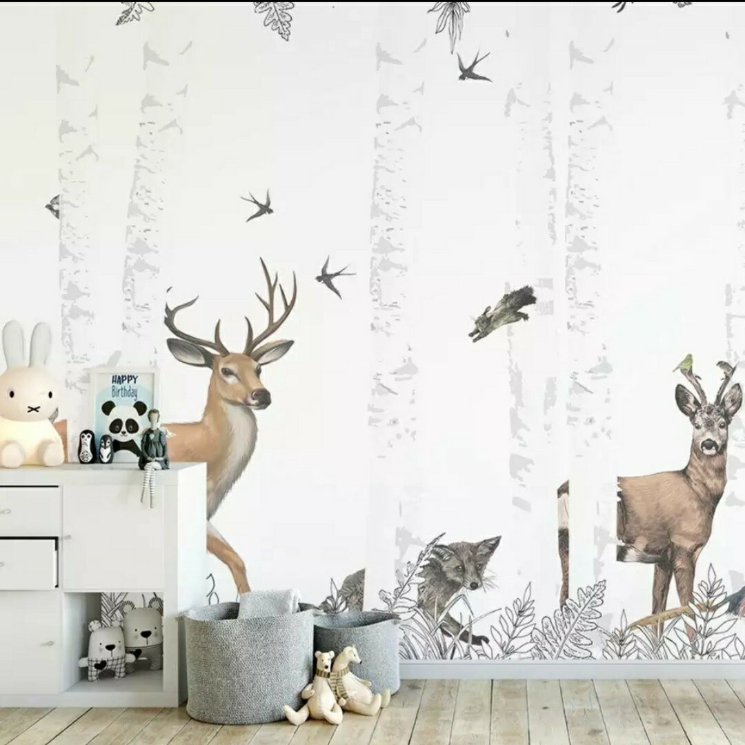 Papier peint intissé Forestier lavable pour masquer les défauts d'un mur