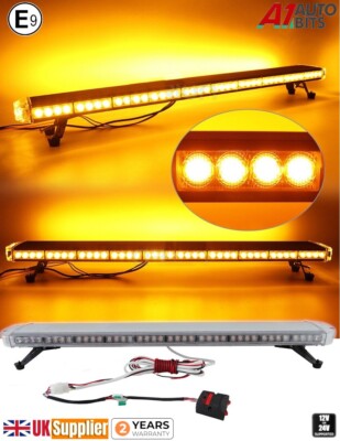 120 cm 48 Zoll Van LKW 88 LED gelbe Lichtleiste Leuchtfeuer Warnblinker Lichtleiste Emark