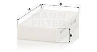 Mann-filter Cu 1721-2 Filter Cabin Air For Alpina Bmw