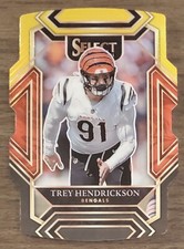2021 Panini Select Trey Hendrickson #209 Die-Cut Black & Yellow Prizm