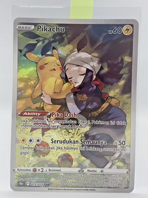 Pokemon TCG Indonesia Akari's Pikachu CHR 073/071 s10a Dark
