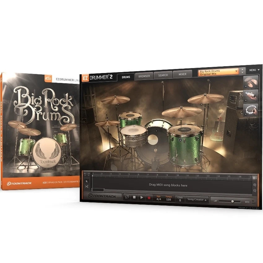 Toontrack EZX Big Rock Drums Serial - Bild 2 von 2