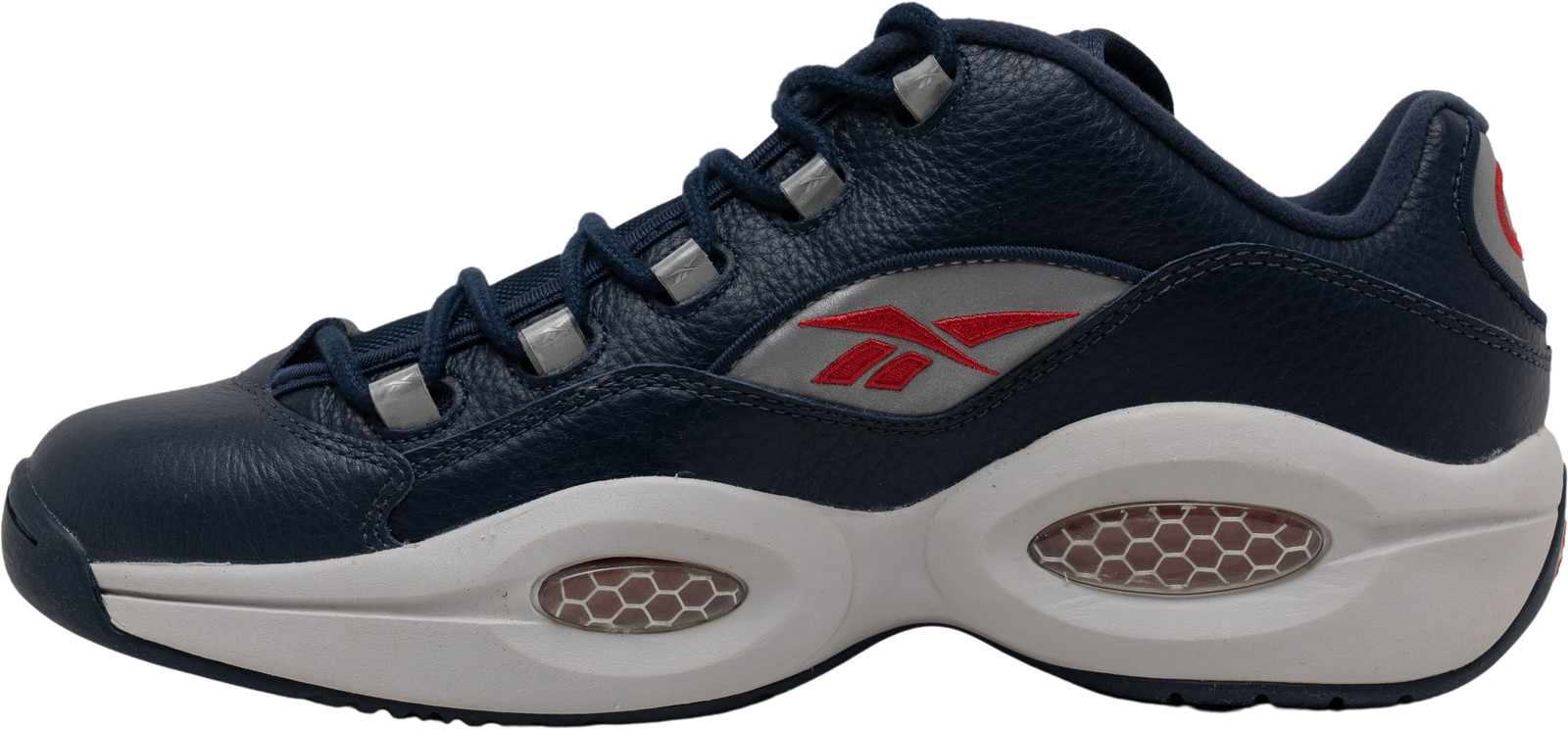 Reebok Question Low Navy Red for Sale | Authenticity Guaranteed | eBay