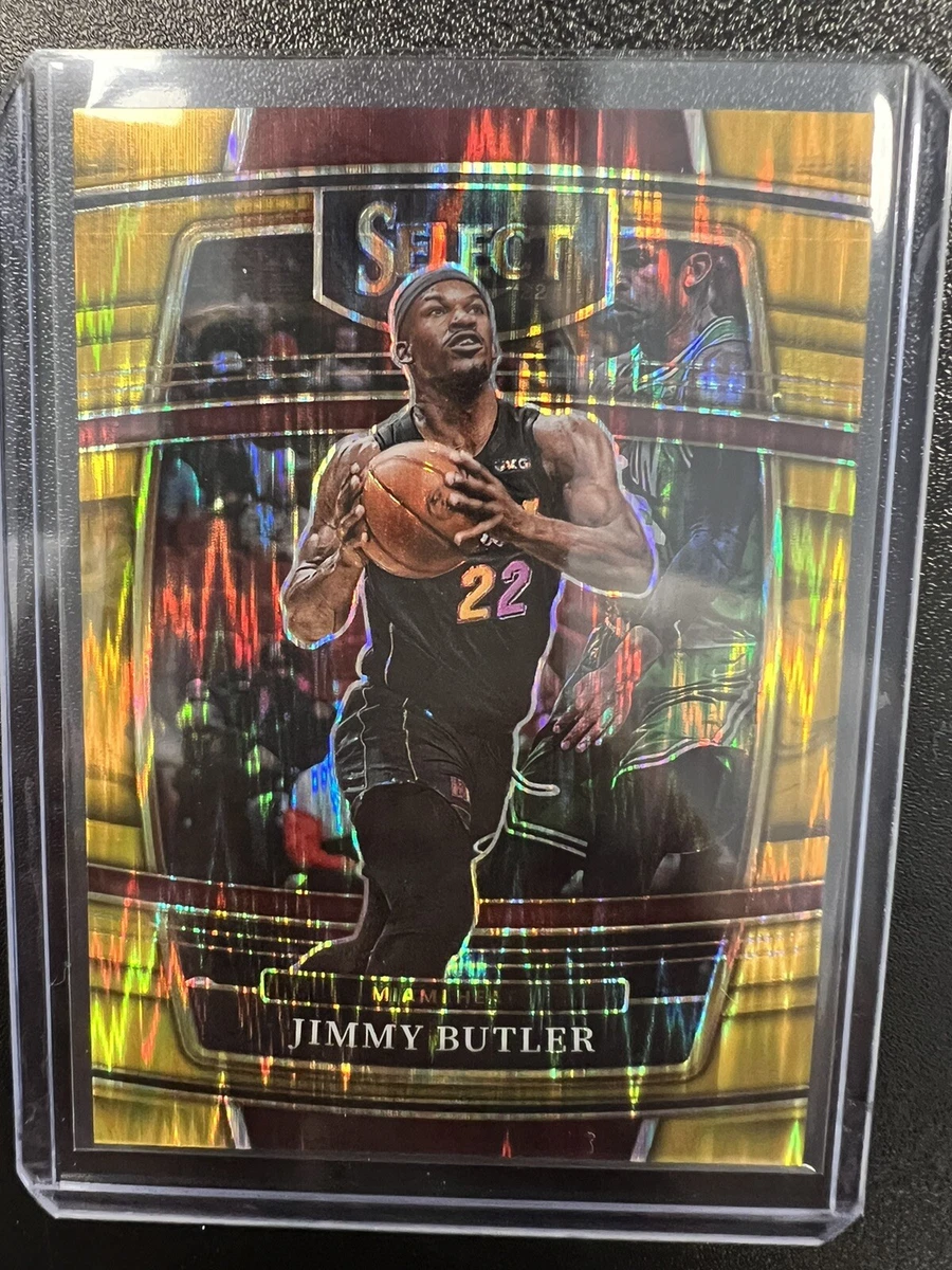 2021-2022 Select Jimmy Butler Gold Shimmer /10 Mint..(Al Horford in background)