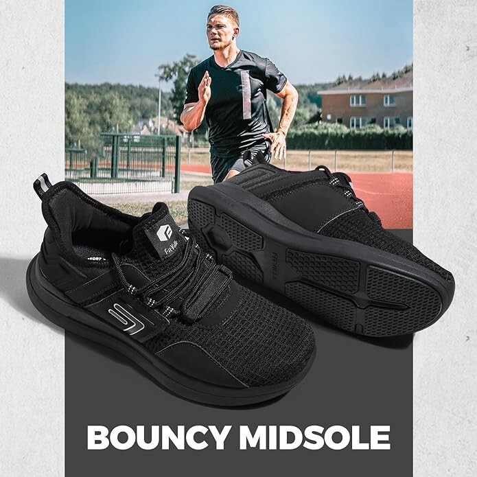 Men's EW Trainers Sneakers Walking Casual Shoes Arch Support UK Size 10