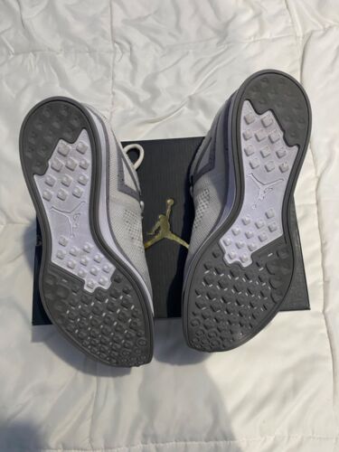 Nike Jordan 89 Racer White Black-Cement Grey with box Men 8.5 - Picture 5 of 6