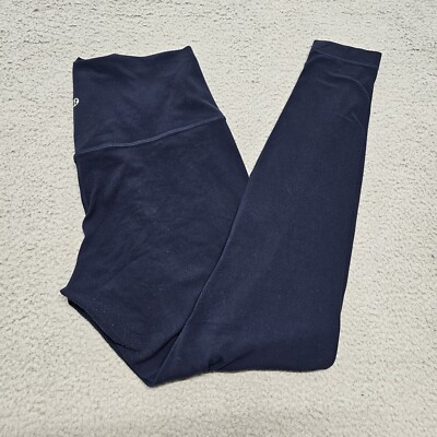 タグ付け☆Lululemon ヨガパンツ サイズ6ネイビー Lululemon Align Yoga Pants 28