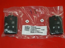 (2) OEM GMC 13577768 REMOTE START 5 BUTTON KEYLESS FOB KEY TRANSMITTER FOR YUKON