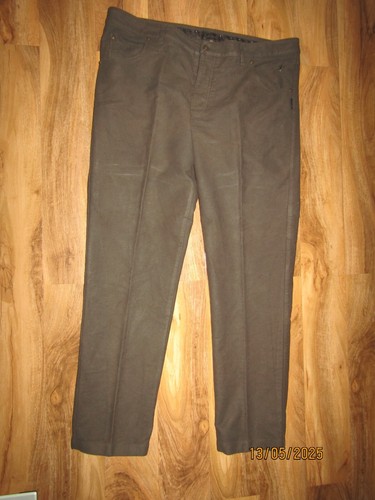 Seeland moleskin trousers size 58 - 44'' waist and 34'' leg khaki green