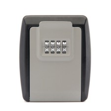4-Digit Combination Password Key Storage Box Case Safety Lock Home Outdoor Wall