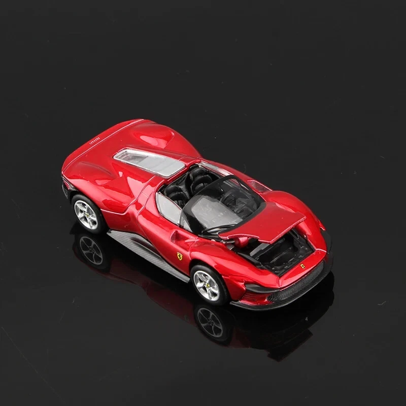 Bburago 1/64 Rojo Ferrari DAYTONA SP3 Diecast Metal Carreras Coche Deportivo Ferrari Foto 4 de 4