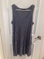 the limied floral grey dress size medium-large