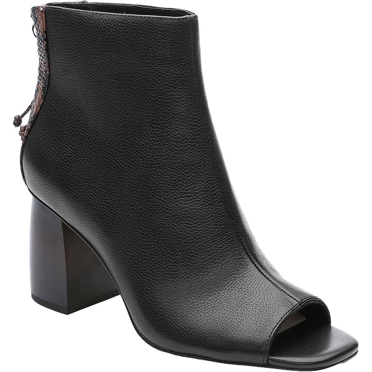 Женские черные пинетки с открытым носком и мягкой стелькой Sanctuary 9 Medium (B, M) BHFO 7878