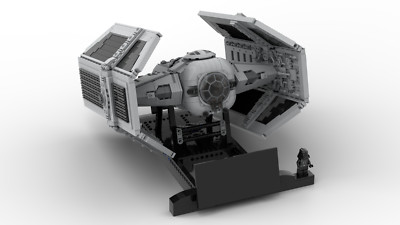 Star Wars TIE Advanced MOC PDF instruction ONLY,  NO BRICKS BRICKMANstudio