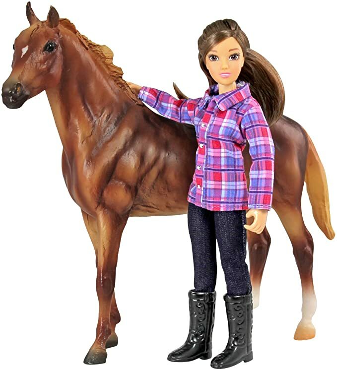 Breyer 61116 Western horse and rider doll set Freedom Series 1:12 scale Cowgirl