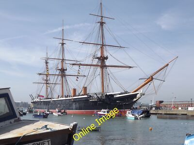 Foto 12x8 HMS Krieger Portsea Historisches Schiff in Portsmouth's Historic c2012