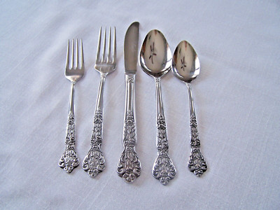 5pc VERSAILLES MSI Place Setting Japan Stainless Flatware Clean Shiny