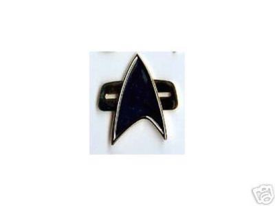 Voyager  Communicator Pin  1/2 size  Medium Metall offiziell  neu, ovp Rarität