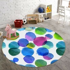 3D Colorful Watercolor Art NAO9442 Game Rug Mat Elegant Photo Carpet Mat Fay