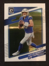 Justin Herbert #47 2021 PANINI DONRUSS OPTIC Los Angeles Chargers