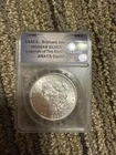 1896 brilliant uncirculated Morgan silver dollar ANACS certified
