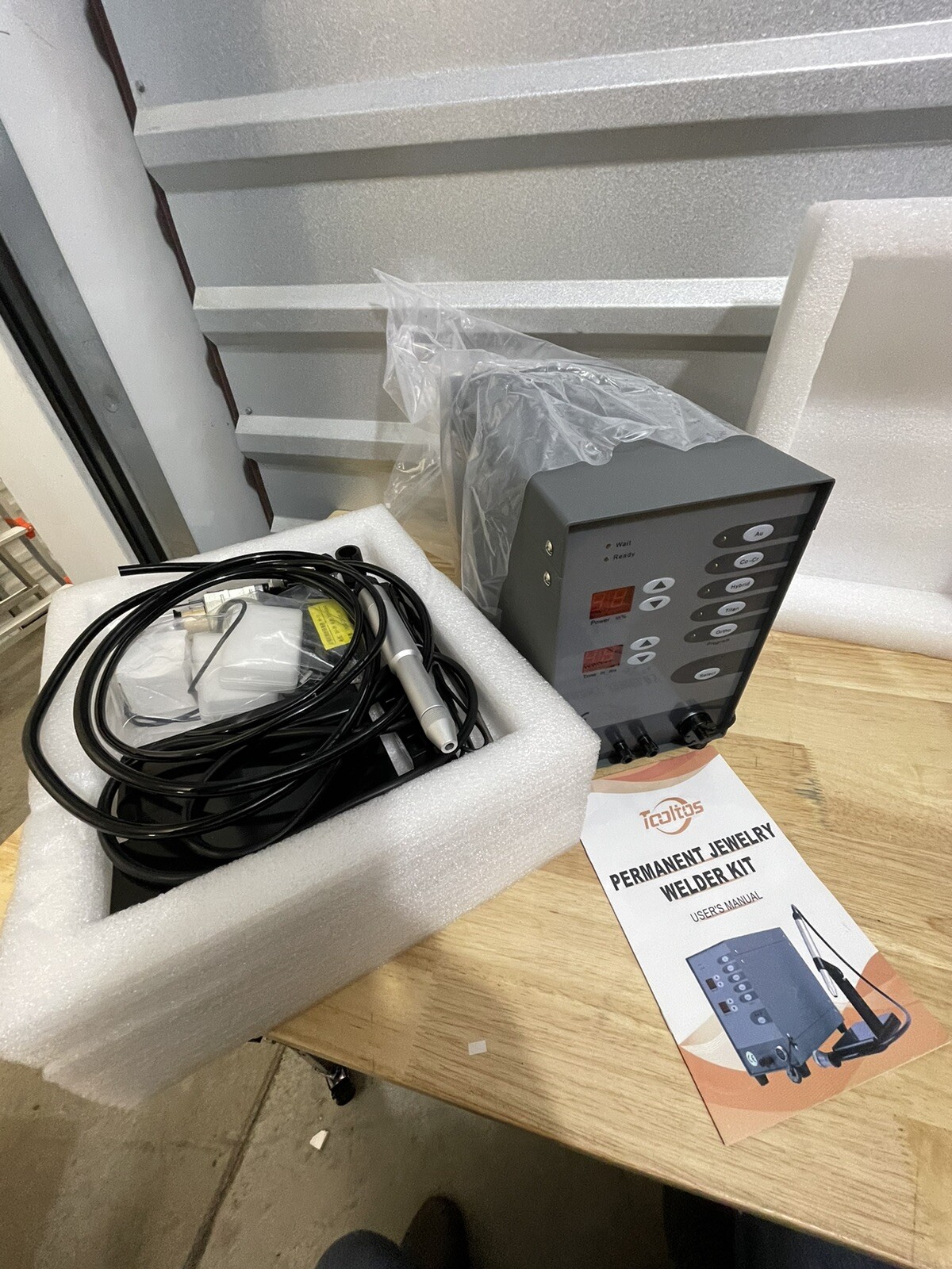 Permanent Jewelry Welder Kit, Jewelry Welding Machine With Welding Torch, 110V-image