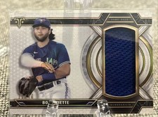 BO BICHETTE /48 JUMBO RELIC 2021 TOPPS TRIPLE THREADS TORONTO BLUE JAYS