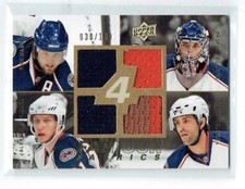 08-09 UD Upper Deck Fab Four  Nash--Leclaire--Picard--Peca  /100  Quad Jerseys