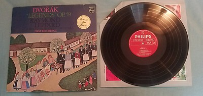 Dvorak Legends Op. 59 Philips Netherlands import LP Leppard 6500 188 vg+