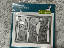 New Lawn Fawn "LIFT THE FLAP TREE BACKDROP" Lawn Cuts Steel Die- 2020