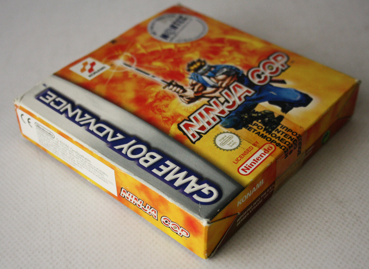 RARE GAME BOY ADVANCE NINJA COP KONAMI NINTENDO 2003 NEW NORTEC
