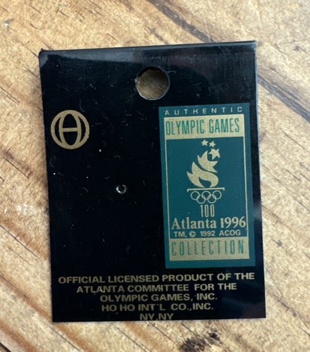 1996 Atlanta Centennial Olympics Men's Soccer Vintage Lapel Hat Pin NEW - Picture 8 of 12