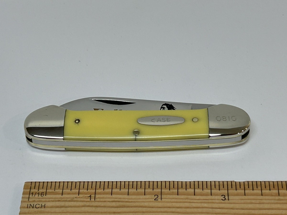 ニシャネ　　M KKK VINTAGE CASE XX CHEROKEE HERITAGE FIVE KILLER KNIFE YELLOW