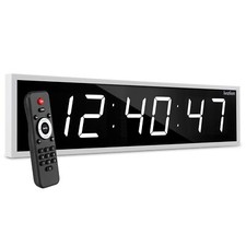 Ivation 36 Large Digital Wall Clock, LED Digi...