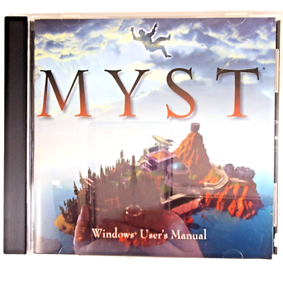 Vintage 90s Myst PC Computer CD-Rom Game Manual Windows 3.1 95