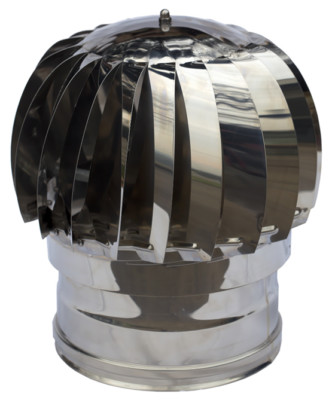 Aspiratore Fumi Girevole Per Camino - Inox 304, Base 32x32 Cm - Foto 2