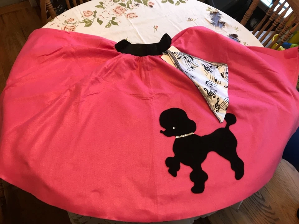 Lo último Falda Caniche FIELTRO Rosa Años 50 Adulto o Niño Talla Cintura 20 a 34 Largo 19 ¡NUEVA CON ETIQUETAS! Foto 3 de 4