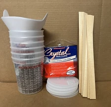 Paint mix Kit Mixing Cups, Strainers, Paint Sticks Tack Cloth
