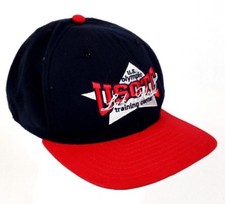 USOTC Hat US Olympic Training Center Lake Placid VTG Strapback Cap New Era USA