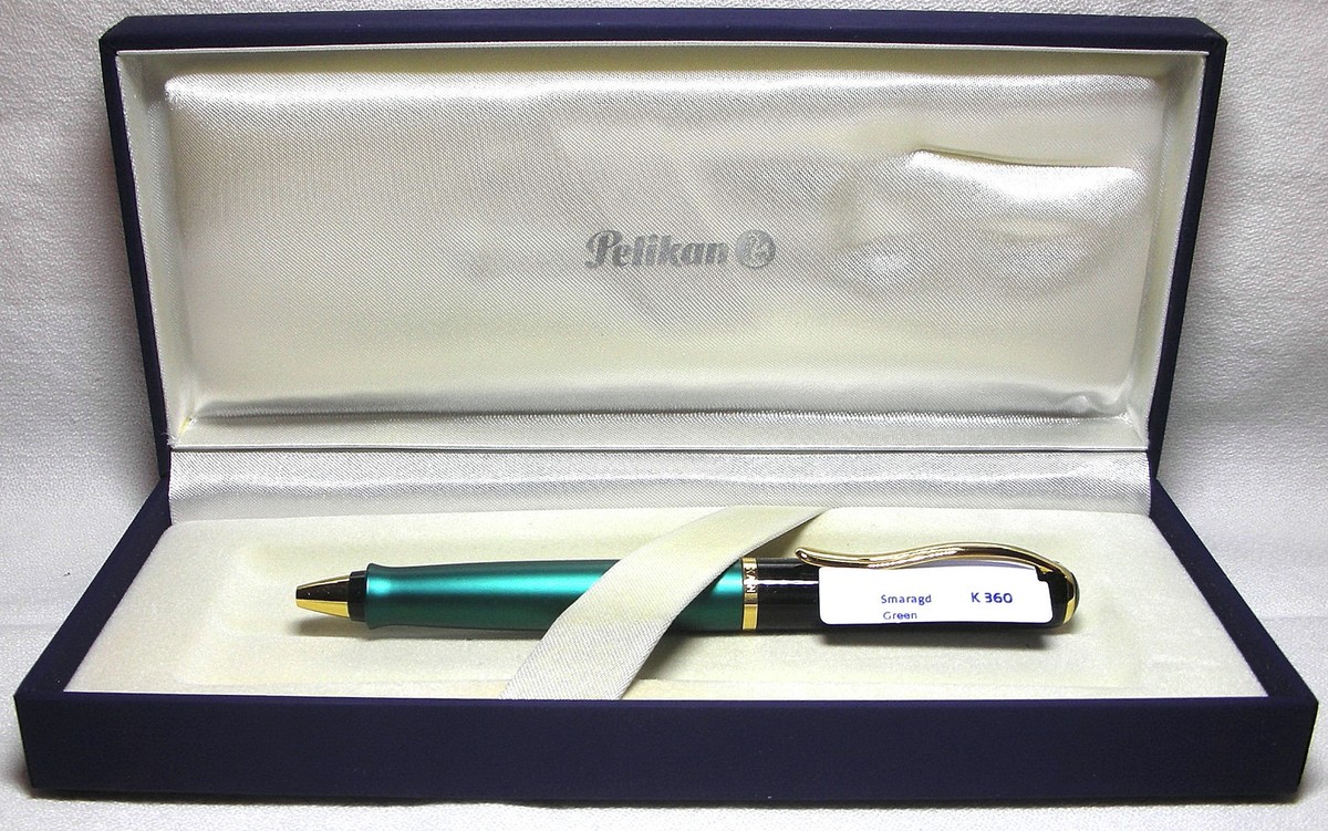 Pelikan Epoch K360 Emerald Green Ball Pen Brand New in Box Product