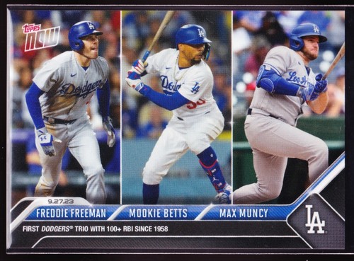 2023 Topps Now 926 Freddie Freeman / Mookie Betts / Max Muncy
