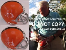Jim Haslam Signed Cleveland Browns Mini Football Helmet COA Proof Autographed