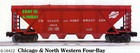 LIONEL 16412 C&NW, 16414  CCC STL, 16416 D&RG, 1994 NEW IN BOX — photo 1