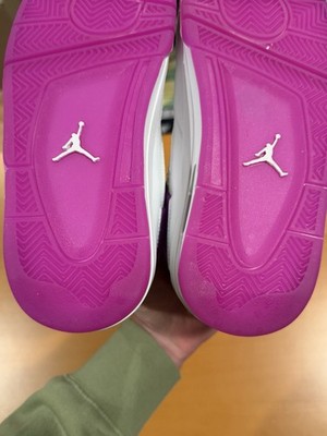 Size 6Y - Nike Air Jordan 4 Retro GS Hyper Violet White FQ1314-151